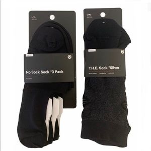 NWT Authentic ~ Lululemon Socks ~ Size 10-13